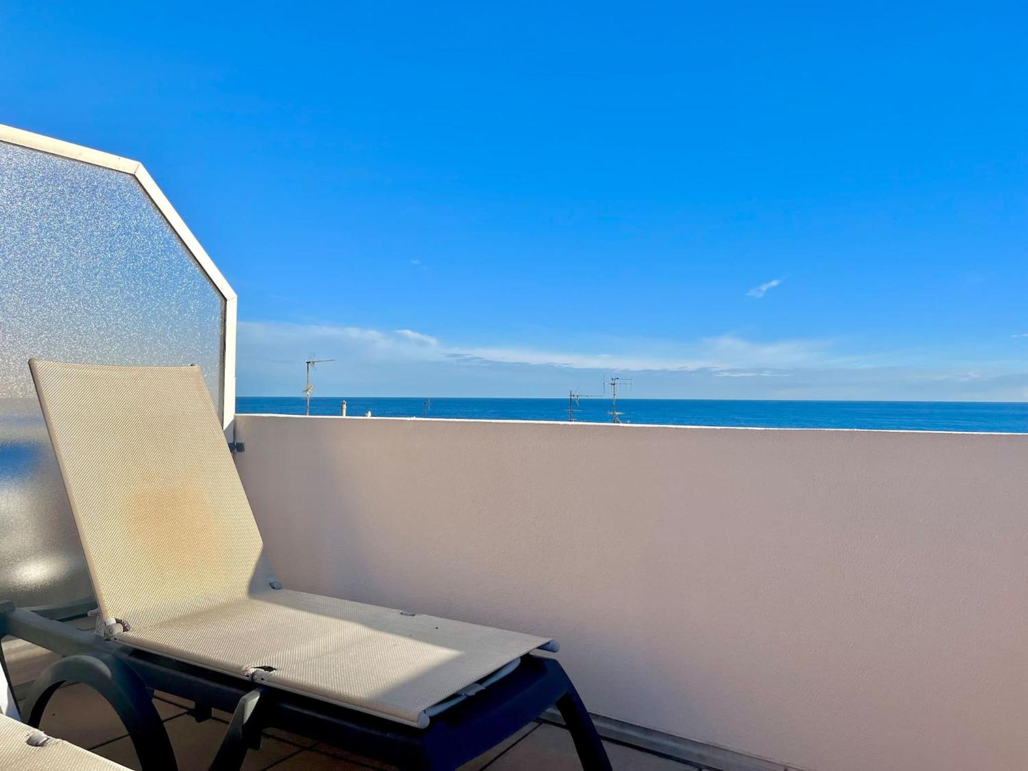 "Le Rooftop Des Rivages" Immense Terrasse, Centre Leilighet Menton Eksteriør bilde